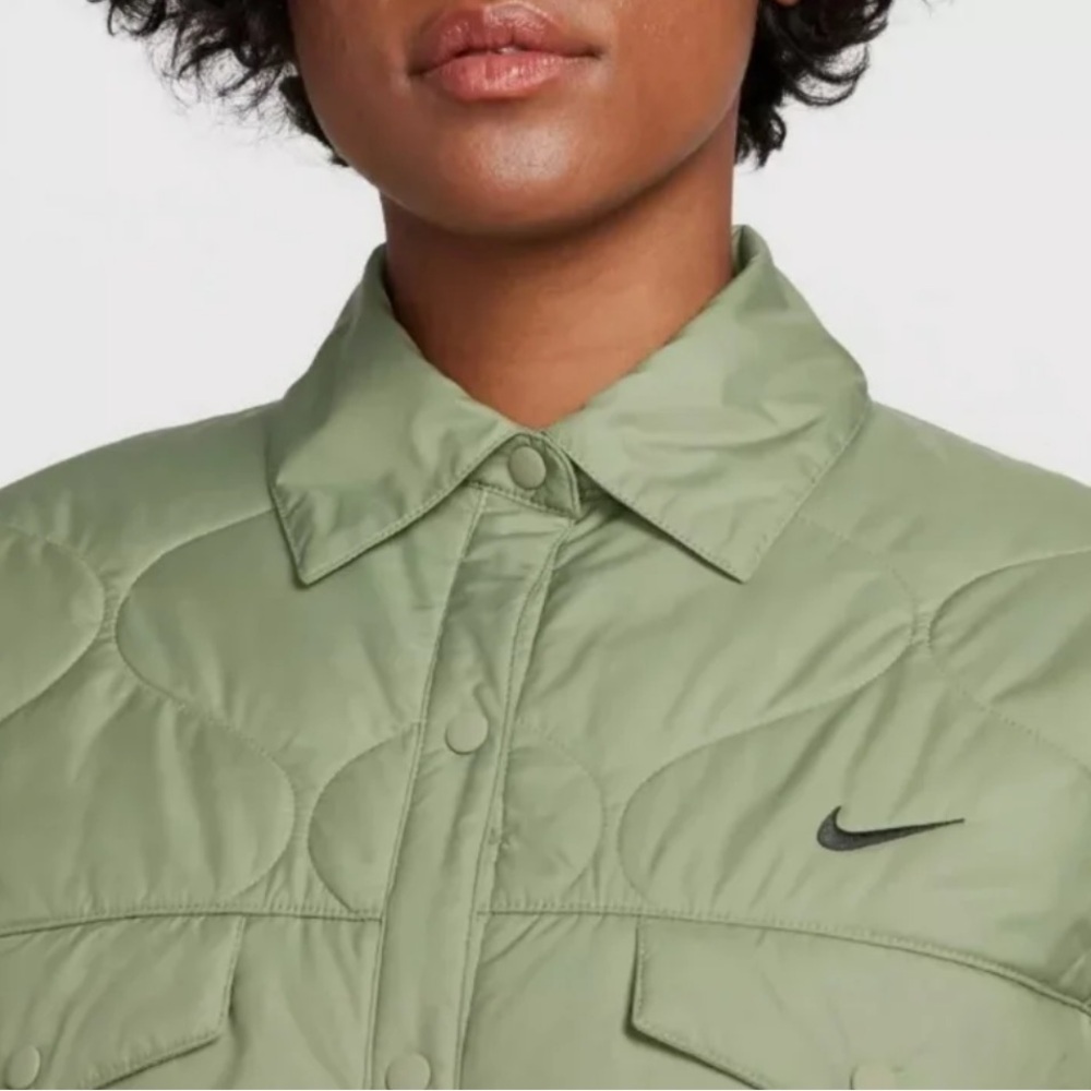 Nike Women's Sportswear Essentials Quilted Trench Coat NWT Size XS oversized - Picture 5 of 15